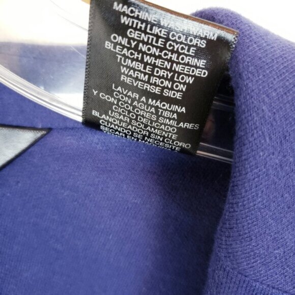 NWT Norma Kamali Navy Blue Jacket Blazer Stretch Knit size XL Office Career - Picture 10 of 12